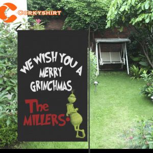 We Wish You A Merry Grinchmas Grinch Garden Flag