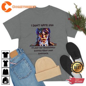 Wednesday Addams Quotes Unisex Printed T-shirt