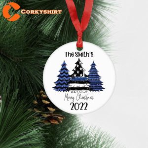 Personalized Police Officer Support Personalized Christmas Ornaments