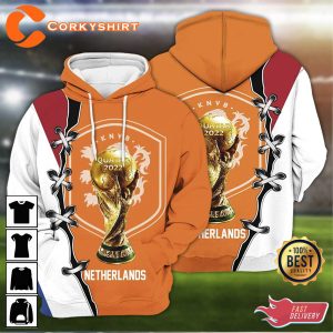 Netherlands National Team For World Cup 2022 3D Hoodie