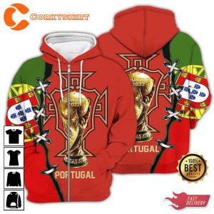 Portugal National Soccer Team World Cup 2022 3D Hoodie