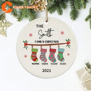 Bauble Personalized Family Christmas Ornaments