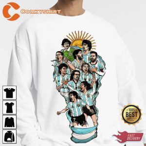 Argentina Reach Final World Cup 2022 Printed Shirt