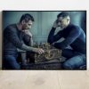 Lionel Messi v Cristiano Ronaldo Chess Poster Wall Art