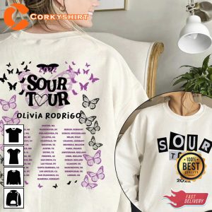 Sour Tour Shirt Olivia Rodrigo T-shirt