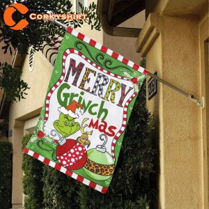 Welcome to The Grinch House Grinch Flag