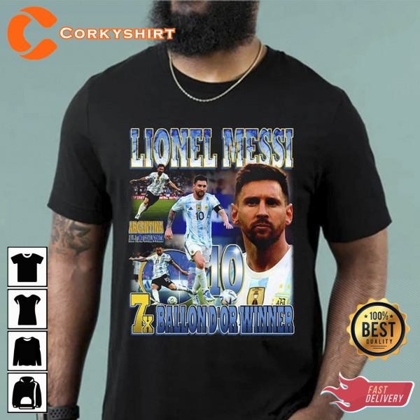 Messi Argentina Qatar 2022 World Cup Soccer T-Shirt
