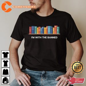 Banned Books Shirt Lovers Bookish T-shirt Design