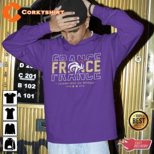 Champion France National Football Team French Fans T Shirt