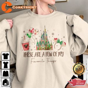 Disney My Favorite Things Christmas Disneyland Xmas Unisex Shirt