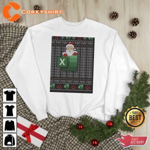 Freak In The Excel Sheets Womens Christmas Sweatshirts