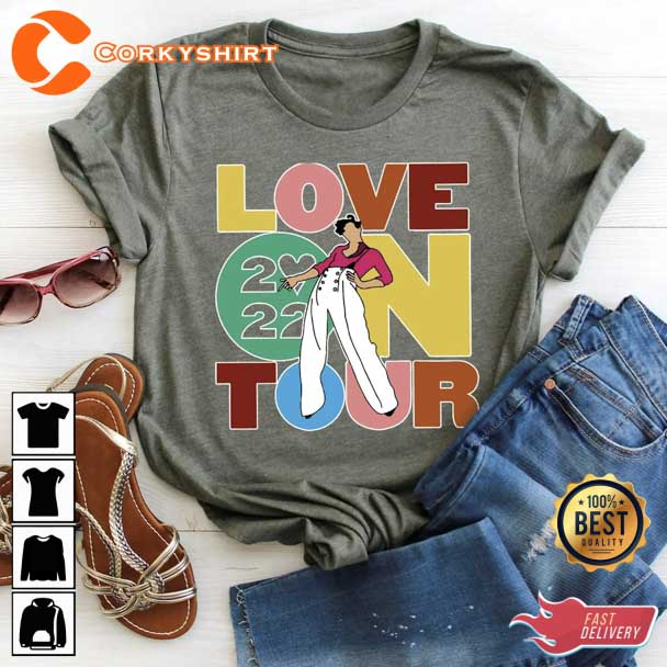 Harry Styles T-Shirts, Love On Tour 2023 T-shirt, HS Love On - Inspire  Uplift