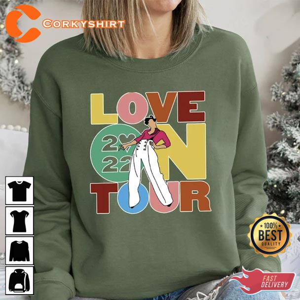 Harry Styles T-Shirts, Love On Tour 2023 T-shirt, HS Love On - Inspire  Uplift