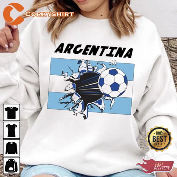 2022 World Cup Argentina Mens T-shirt Printing
