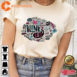 Blink 182 Tour blink is back Graphic T-shirt
