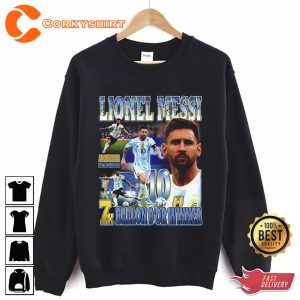 Messi World Cup Vintage Bootleg T-shirt Design