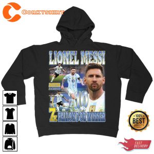 Messi World Cup Vintage Bootleg T-shirt Design