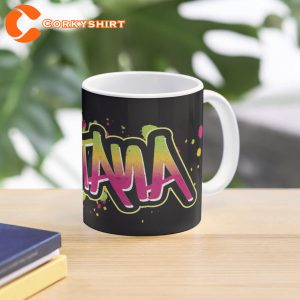 Graffiti Carlos Santana Coffee Printed Mug