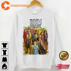 Doom Patrol season 4 Vintage T-shirt Design