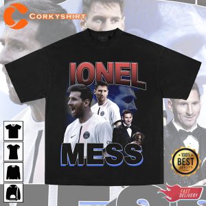 Messi Last World Cup Vintage 90s Bootleg T Shirt