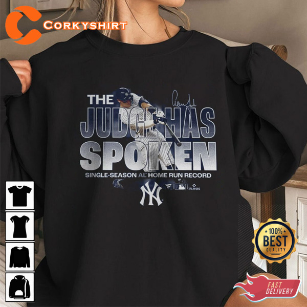 All Rise Aaron Judge Home Run King 62 New York Yankees T Shirt - Limotees