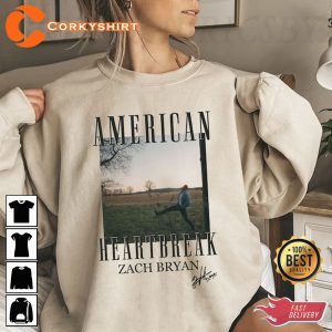 American Heartbreak 2023 Tour Music Zach Bryan T-shirt