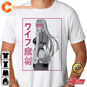 Anime Ahegao Waifu Material Girl Japanese Culture T-shirt