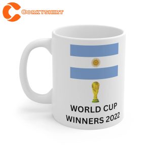 Argentina FIFA 2022 World Cup Winners Mug Football Gift