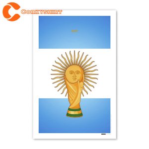 Argentina Fifa World Cup 2022 Winner Print Poster