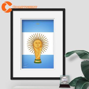 Argentina Fifa World Cup 2022 Winner Print Poster