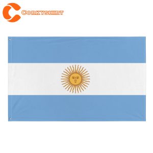 Argentina Football Player Gift Flag