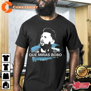 Argentina Messi Que Mirá Bobo Soccer World Cup 2022 T-shirt Design