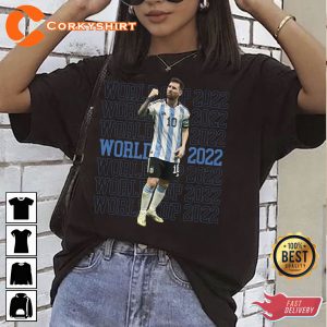 Argentina National Team World Cup Winner Shirt Football 2022 Gift
