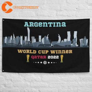 Argentina World Cup Champion Flag