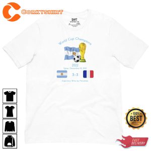 Argentina World Cup Champions Printed T-shirt