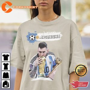 Argentina World Cup Shirt Winners 2022 Shirt World Cup Gift
