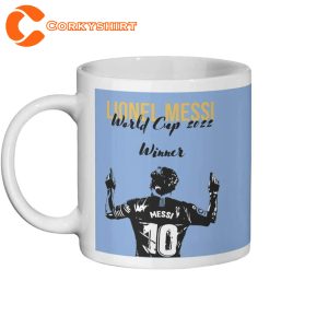 Argentina World Cup Winners Lionel Messi Coffee Mug