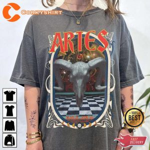 Aries Zodiac Fire Sign Vintage Graphic Unisex T-Shirt