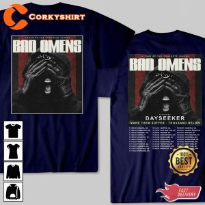 Bad Omens Tour Of The Concrete Jungle Tour 2023 Music Festival T-Shirt