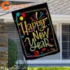 Balloon Firework Celebration Party Yard Outdoor New Year Flag