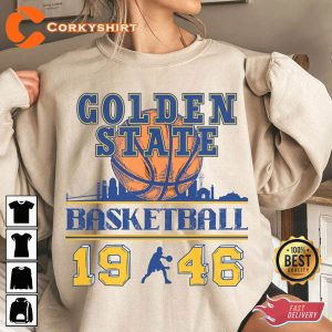 Basketball Vintage Golden State Warriors Warriors Retro Sweatshirt