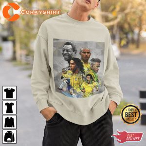 Brazil Legend Football Player Muhammed Ali Clay Unisex T-Shirt