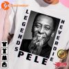 Brazil Pele Legend Soccer Remembering Printed T-Shirt