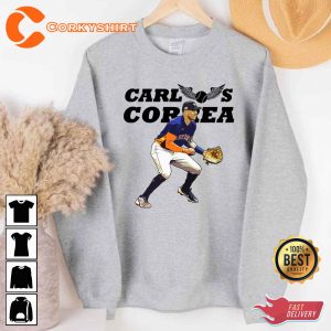 Carlos Correa Houston Astros Major League Baseball Graphic T-Shirt