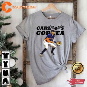 Carlos Correa Houston Astros Major League Baseball Graphic T-Shirt
