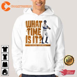 Carlos Correa What Time Is It Houston Astros Hoodie