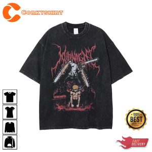 Chainsaw Man Anime Gift Goth Harajuku T-Shirt
