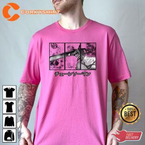 Chainsaw Man Anime Gift Idea Unisex Gothic Harajuku T-Shirt