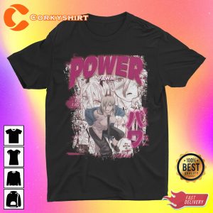 Chainsaw Man Anime Vintage Popular Graphic T-Shirt