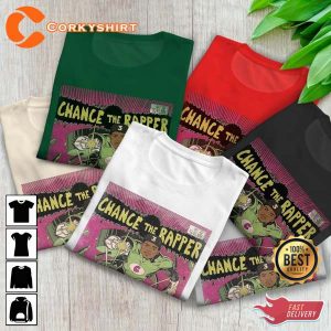 Chance The Rapper Comic Art Book Retro Vintage 90s Printed T-Shirt